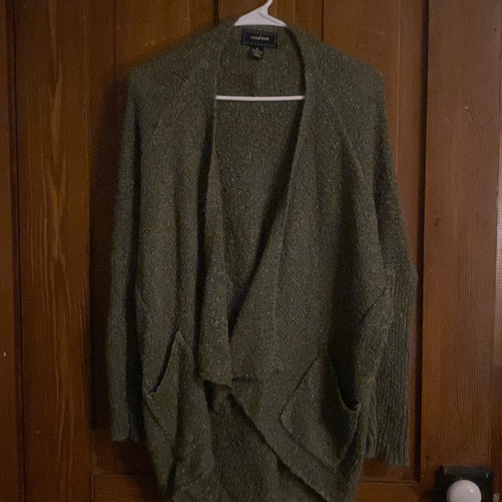 Woman’s cardigan.